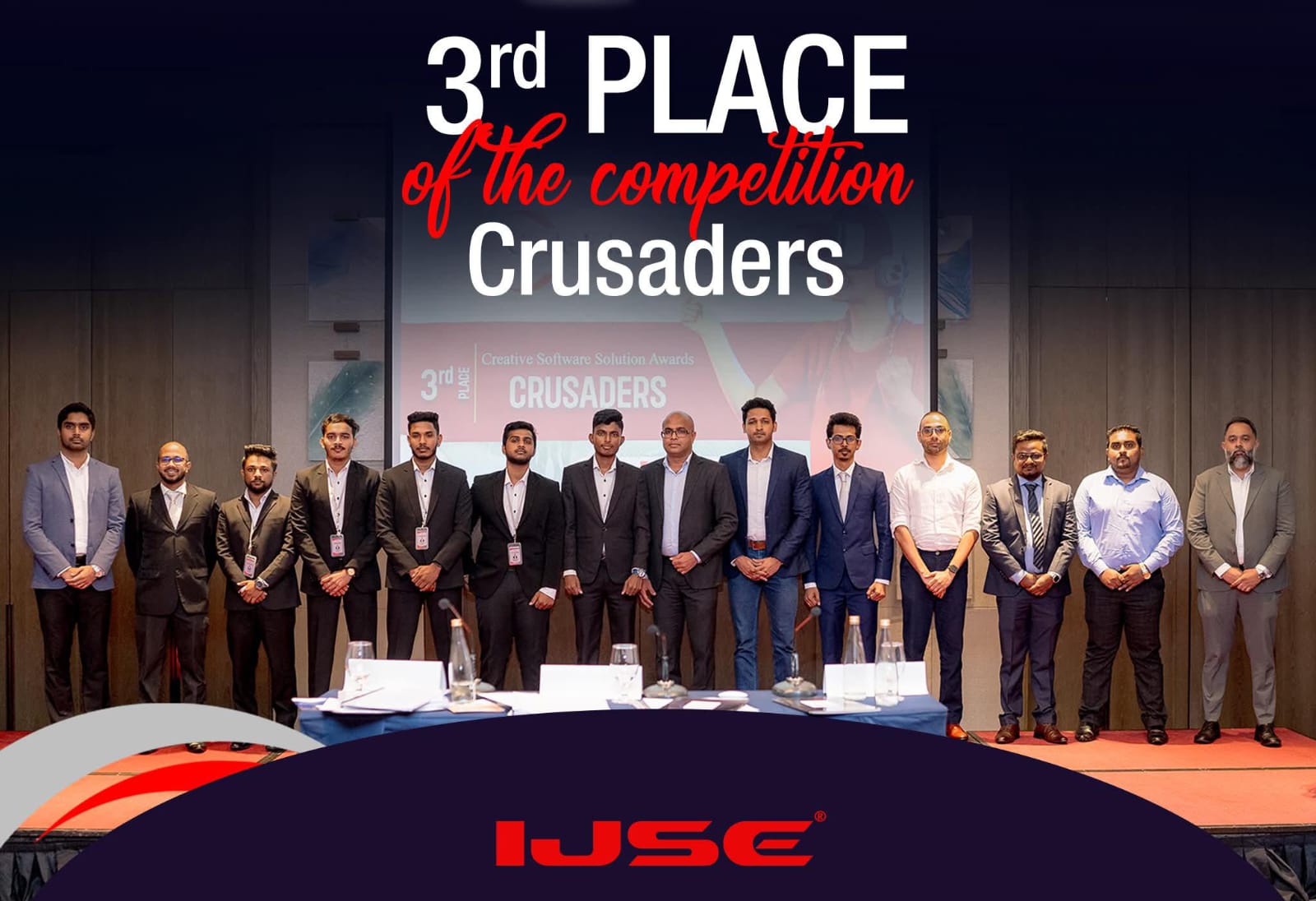 Circle Edge 2025 Team Crusaders on Stage